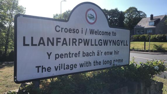 Arwydd pentref